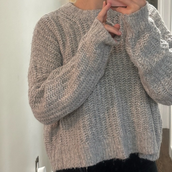 Chunky American Eagle knit pullover sweater - Picture 3 of 4